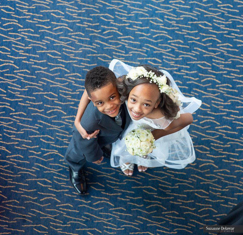 Nia and Trenten Gunter Jr. were part of the wedding party